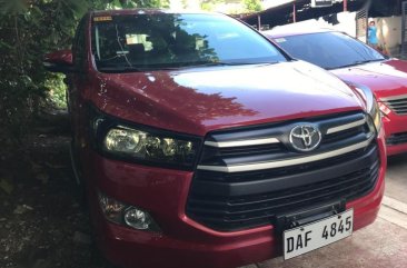 Sell Red 2017 Toyota Innova in Quezon City