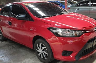 Sell Red 2017 Toyota Vios at Manual Gasoline at 10000 km in Quezon City