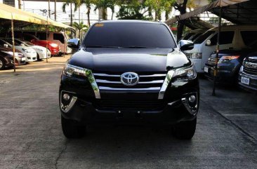 Black Toyota Fortuner 2017 Automatic Gasoline for sale in Cainta