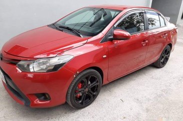 Selling Red Toyota Vios 2015 Sedan Automatic Gasoline in Manila