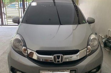 Silver Honda Mobilio 2016 for sale Automatic