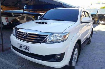 White Toyota Fortuner 2015 for sale in Cainta 