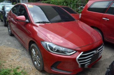 Red Hyundai Elantra 2016 at 27000 km for sale