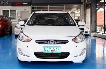 White Hyundai Accent 2013 Manual Diesel for sale