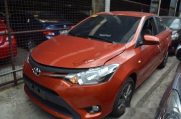 Orange Toyota Vios 2017 Automatic Gasoline for sale