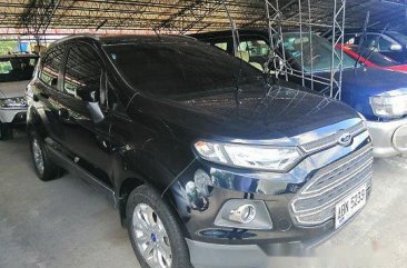 Black Ford Ecosport 2015 Automatic Gasoline for sale 