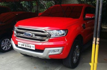 Red Ford Everest 2016 Automatic Diesel for sale 