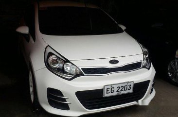 Sell White 2016 Kia Rio Automatic Gasoline at 44000 km 