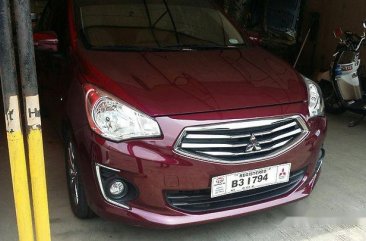 Selling Red Mitsubishi Mirage G4 2018 Automatic Gasoline 