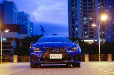 Blue Lexus Rc 2016 Automatic Gasoline for sale in Quezon City