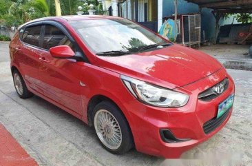 Red Hyundai Accent 2013 Manual Diesel for sale