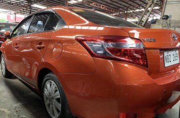 Orange Toyota Vios 2017 at 7000 km for sale