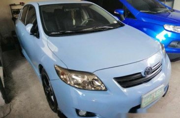 Blue Toyota Corolla Altis 2008 Automatic Gasoline for sale 