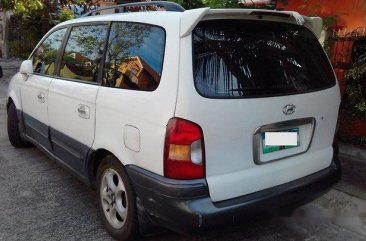 White Hyundai Trajet 2002 Automatic Diesel for sale