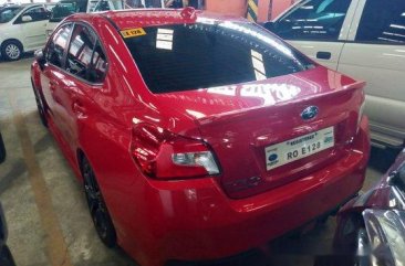 Red Subaru Wrx 2018 for sale in Quezon City