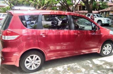 Red Suzuki Ertiga 2018 Manual Gasoline for sale in Bacoor