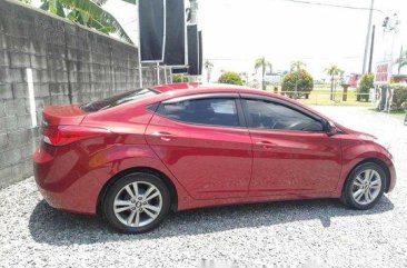 Selling Red Hyundai Elantra 2011 Automatic Gasoline at 45000 km 