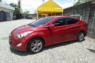 Selling Red Hyundai Elantra 2011 Automatic Gasoline at 45000 km 