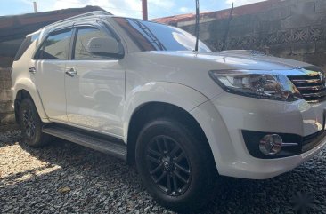 White Toyota Fortuner 2016 for sale in Quezon City