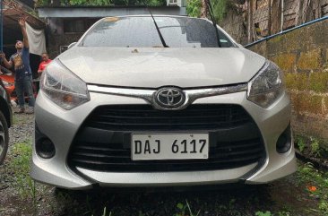 Silver Toyota Wigo 2019 Hatchback for sale in San Juan