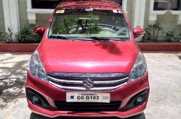 Red Suzuki Ertiga 2018 Manual Gasoline for sale in Bacoor