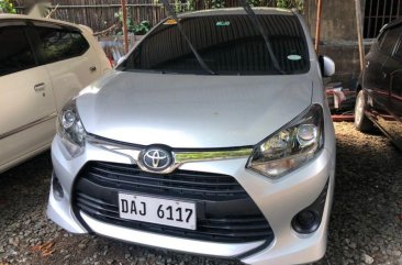 Selling Silver Toyota Wigo 2019 Manual Gasoline in Quezon City