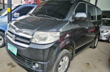 Black Suzuki Apv 2011 Manual Gasoline for sale