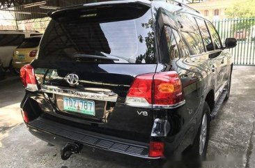 Black Toyota Land Cruiser 2012 at 60000 km for sale in Quezon City