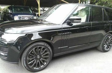 Selling Black Land Rover Range Rover 2018 Automatic Diesel at 82000 km