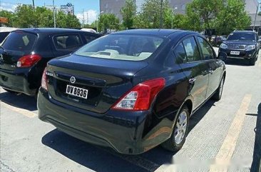 Black Nissan Almera 2016 Automatic Gasoline for sale 