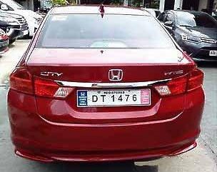 Red Honda City 2017 at 15000 km for sale