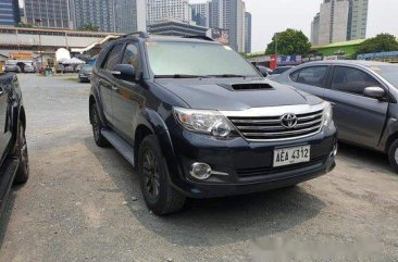 Black Toyota Fortuner 2015 for sale Automatic