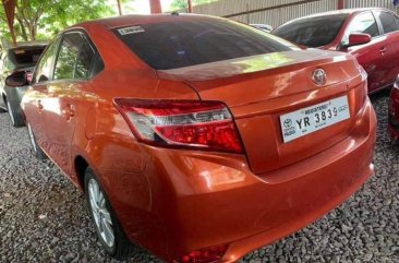 Sell Orange 2015 Toyota Vios at 20000 km in Quezon City