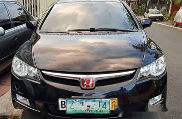 Selling Black Honda Civic 2008 Automatic Gasoline in Pasig  