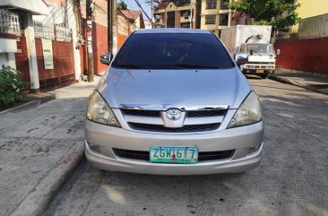 Selling Silver Toyota Innova 2007 Automatic Gasoline at 120000 km in Manila