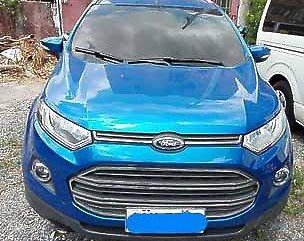 Blue Ford Ecosport 2014 at 22000 km for sale