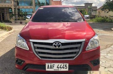 Red Toyota Innova 2014 Automatic Diesel for sale in Talisay