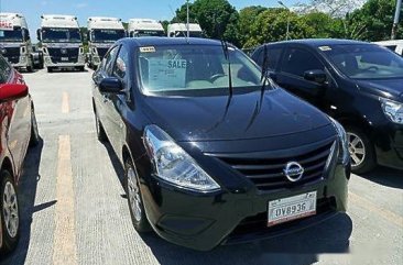 Black Nissan Almera 2016 Automatic Gasoline for sale 