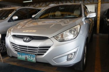 Silver Hyundai Tucson 2010 Automatic Diesel for sale in Manila