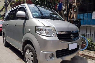 Selling Silver Suzuki Apv 2012 Manual Gasoline at 60000 km