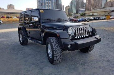 Selling Black Jeep Wrangler 2016 at 22000 km in Pasig