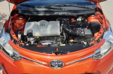 Orange Toyota Vios 2017 Automatic Gasoline for sale in Quezon City