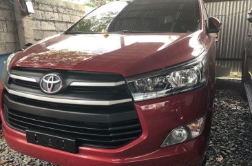 Red Toyota Innova 2017 Manual Diesel for sale in Quezon City