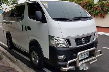 White Nissan Nv350 Urvan 2016 Manual Diesel for sale in Manila