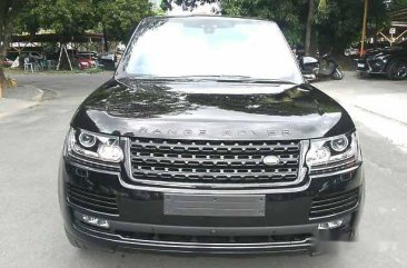 Selling Black Land Rover Range Rover 2018 Automatic Diesel at 82000 km