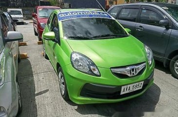 Selling Green Honda Brio 2015 Gasoline Automatic