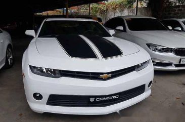 White Chevrolet Camaro 2015 Automatic Gasoline for sale