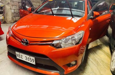 Orange Toyota Vios 2017 for sale in Quezon City