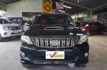 Black Toyota Fortuner 2013 Automatic Diesel for sale