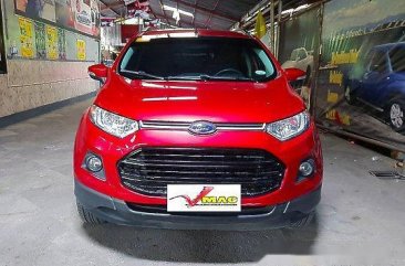 Red Ford Ecosport 2016 at 30000 km for sale